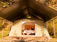 Tourist Rental Canopy Camping Escapes - Te Rata from Tarawera, Rotorua, Bay of Plenty