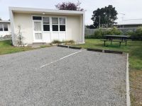 Tourist Rental Waikuku Beach Holiday Park from Waikuku Beach, Waimakariri, Canterbury